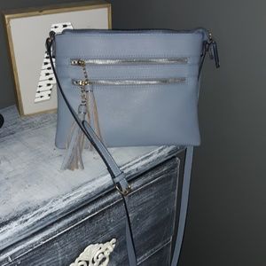 Blue Crossbody Handbag